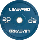 LIVEPRO ELITE COLORED RUBBER BUMPER PLATE PAIR LP8332 - Sallys Home