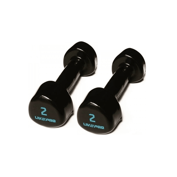 LIVEPRO STUDIO LUXURY TACTILE NEOPRENE DUMBBELL (PAIR) - Sallys Home