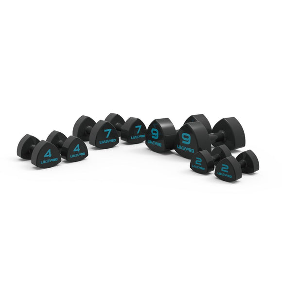 LIVEPRO STUDIO LUXURY TACTILE NEOPRENE DUMBBELL (PAIR) - Sallys Home