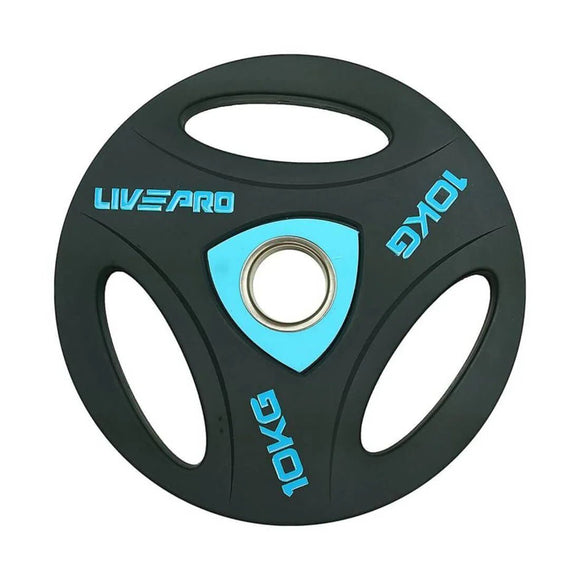LIVEPRO TRAINING OLYMPIC URETHANE TRIP GRIP PLATE PAIR LP8020 - Sallys Home