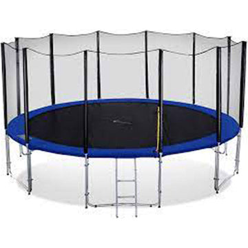 Commercial Grade Heavy Duty Outdoor Play Trampoline With Net 12 Feet