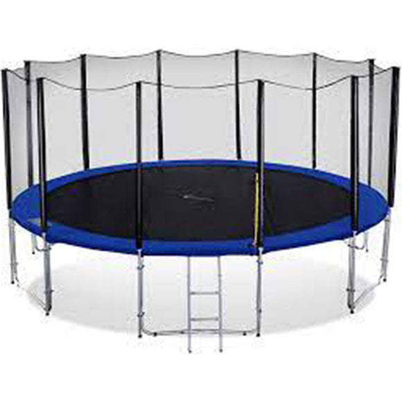Commercial Grade Heavy Duty Outdoor Play Trampoline With Net 12 Feet