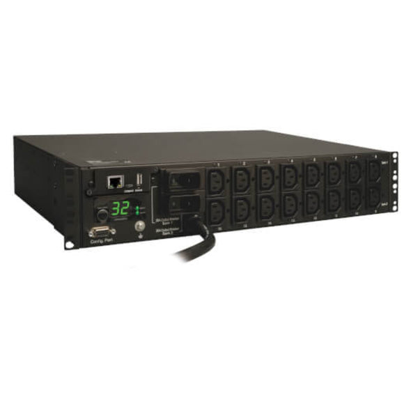 7.4Kw Single-Phase Switched Pdu, Lx Platform Interface, 230V Outlets (16-C13), Iec-309