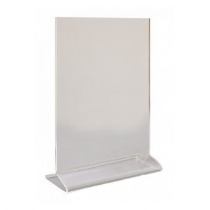 Menu Display Plastic Holder 25X16Cm - Sallys Home