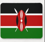Mouse Pad Kenya Flag Printed 22X18Cm - Sallys Home