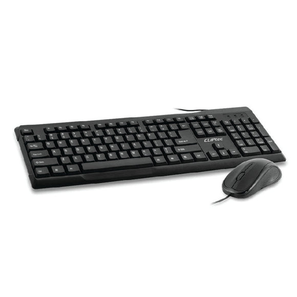 Ofiz - Combo USB Keyboard and Mouse Combo Set Cliptec - Sallys Home