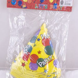Party Cone Hats 12Pcs/Pkt 16Cm - Sallys Home