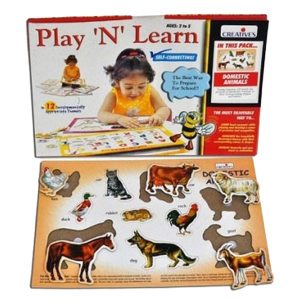 Play And Learn – Domestic Animals – Age 2 - 5 Creative - Sallys Home