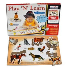 Play And Learn – Domestic Animals – Age 2 - 5 Creative - Sallys Home