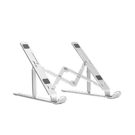 Portable Adjustable Laptop Stand with Ventilated Height Aluminum, Lumi - Sallys Home