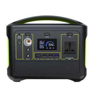Portable Power Station 600W With 153600mah Lithium Battery Bank, Solar Input Feature, Output : AC,DC & USB - AX, USB - CX1 Output, Digital Display - Sallys Home