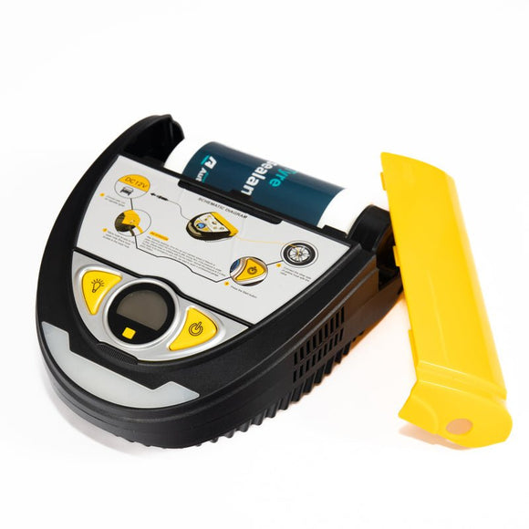 Portable Tire Repair Kit, Inflator With Mechanical Guage, 12V DC - Sallys Home