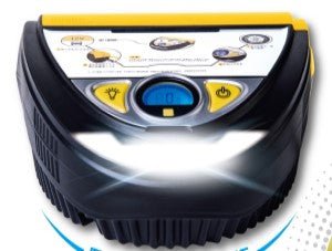 Portable Tire Repair Kit, Inflator With Mechanical Guage, 12V DC - Sallys Home