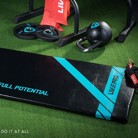 PRO SPORTS LEATHER COVER EXERCISE STRETCH MAT - Sallys Home