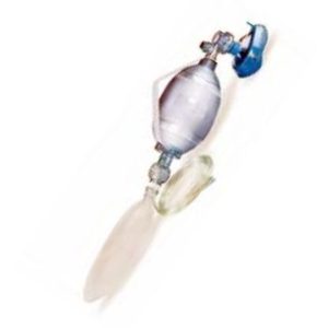 Resucitator Adult PVC, Blue Not Auto Clavable In Clear Hard Case - Sallys Home