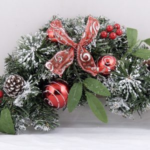 Christmas Decoration 16inch Green/Gold, Red/Green/White