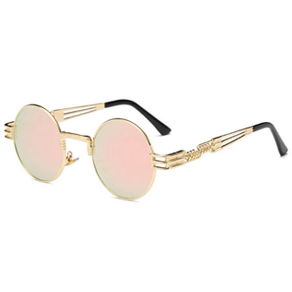 Modern Fashion Sunglass Metal Frame With PC Lens, With Case