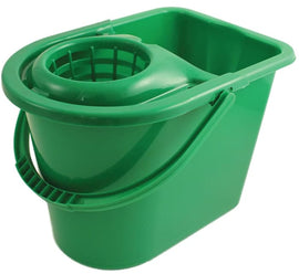 Mop Bucket With Handle, 3 Colors, Red, Green Or Blue