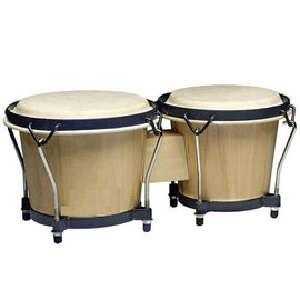 6inch 7inch Bongo Drum Natural Wood Color