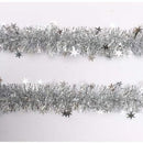 11Cm+9Cm*2M*6Ply Shiny Christmas Pet Tinsel With Stars Ornaments, Blue, Silver, Gold, Purple, Red, Light Blue-5