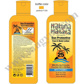 Sun Protective Face & Body Cream, Spf25 With Vit. E 200Ml Hakuna Matata