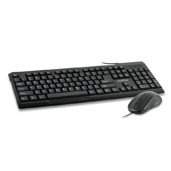 Ofiz-Combo USB Keyboard and Mouse Combo Set Cliptec