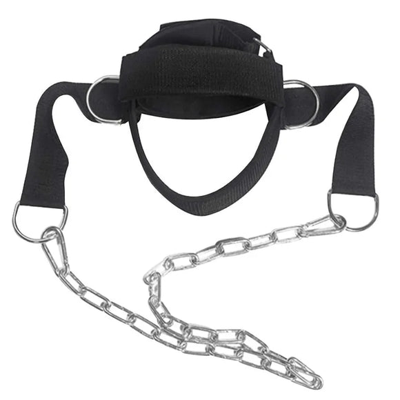 Adjustable Head Harness Exerciser with Chain KFit