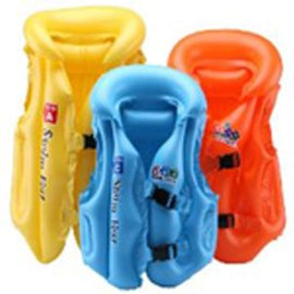 Inflatable Kids Jacket, Yellow,Orange,Blue, 48x37cm