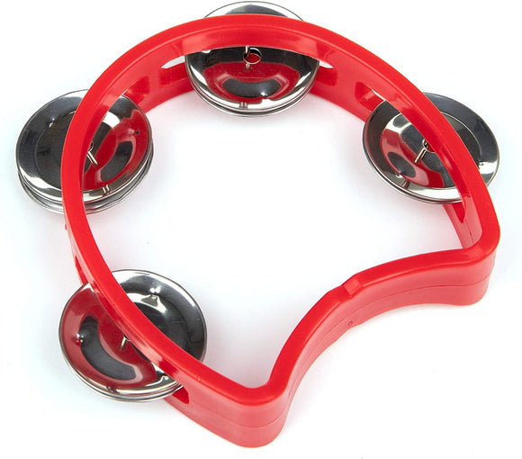 Tambourine Small Curved Shape, 4 Bell