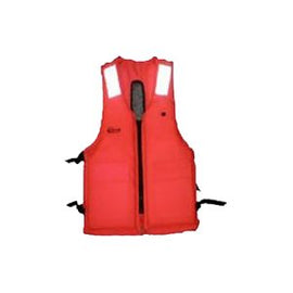 Life Vest Eva Foam W/Nylon Cover, Zipper , Flash Tag Small, Medium, Large