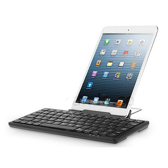 Universal Bluetooth Keyboard For Tablet, With Detachable Stand, Plastic
