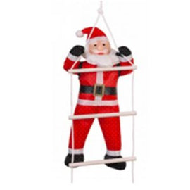 60Cm Christmas Hanging Santa Climbing Ladder
