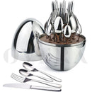 Mood Egg 36 piece Egg-Shaped Cutlery Se-1