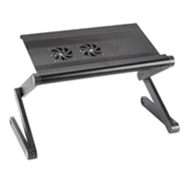 Laptop Desk With Two Usb Air Fan – 1.73Kg 45*28.5Cm Black
