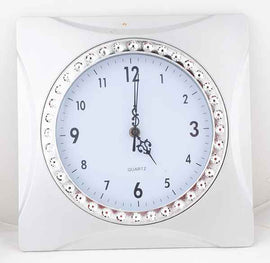 Clock E0531C1 , Fancy Decorative Clock, Black Numbers