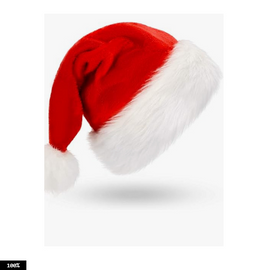 38*28cm Red Heavy Christmas Hat For Adult