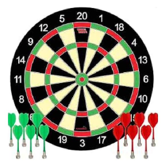 Magnetic Dart Game Joker Printed Dart Board With 4 Darts