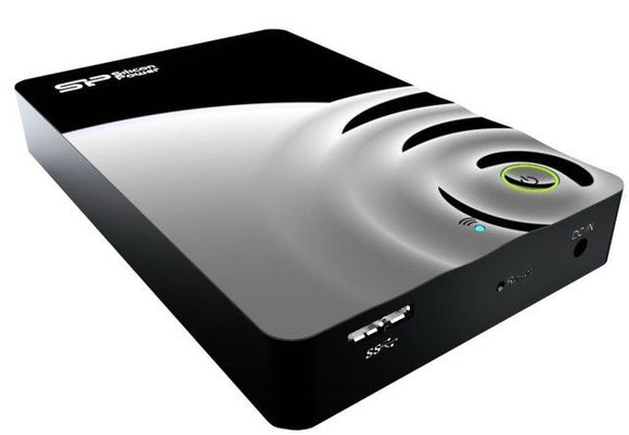 Silicon Power Hard Disk Usb 3.0, 2.5inch Wifi 802.11 Sky Share 1TB  Black
