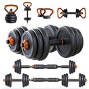 Adjustable Dumbbell Kettlebell Barbell Set 30KG, 6 in 1 Set-5