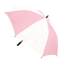Straight Handle Umbrella, Purple and White, Pink and White,Orange and White, Blue and White, 1 Meter-4