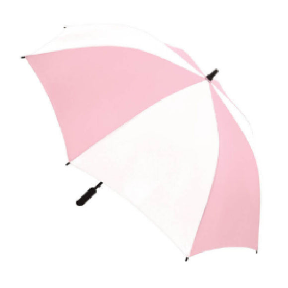 Straight Handle Umbrella, Purple and White, Pink and White,Orange and White, Blue and White, 1 Meter