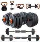 Adjustable Dumbbell Kettlebell Barbell Set 50KG, 6 in 1 Set-1