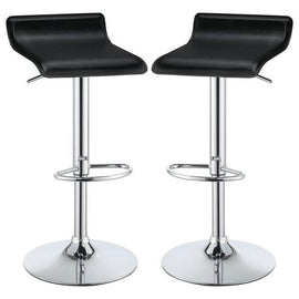 Height Adjustable Barstool Black Square – 40 x 45 x 61-81 cm