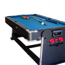 Multi-game Leisure 7ft Revolver 4-in-1 Pool/Air Hockey Tennis Ping Pong Dining table-6