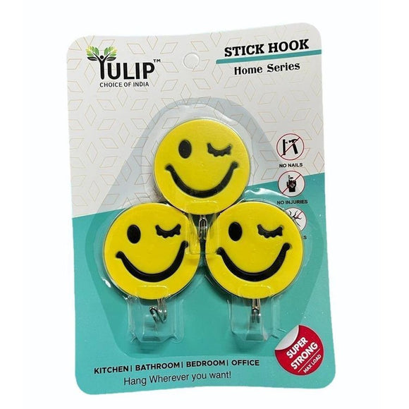 Set Of 3 Hooks, Tulip Shaped, In Blister Card (2Kg)