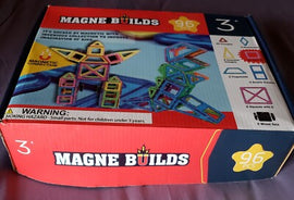 96 Pcs Magnetic Blocks Magne Builds, In Printed Gift Box - 0
