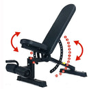 DV DECLINE TO INCLINE PIN ADJUSTABLE DUMBBELL WEIGHT BENCH-4