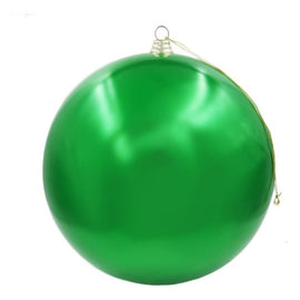 Christmas Shiny Ball, Single Color Individual Packed In Bag, 10Cm Blue,Green,Silver - 0