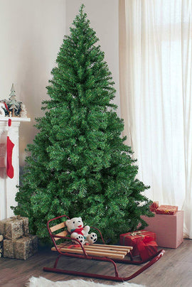 Massive Green Pvc Christmas Tree Metal Feet | 12ft, 15ft, 20ft Option