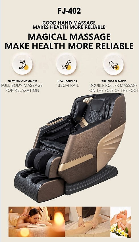 FUJITSU LUXURY ZERO GRAVITY MASSAGE CHAIR FJ 402